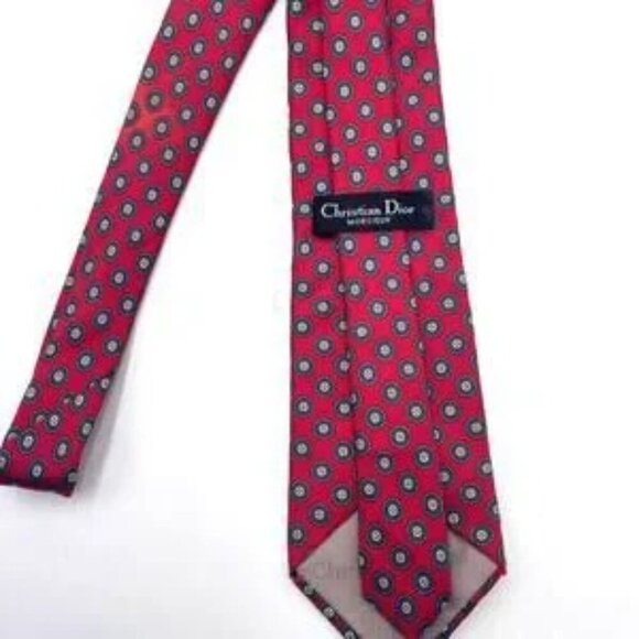 Christian Dior Silk Tie Vintage Classic Size - Picture 2 of 3